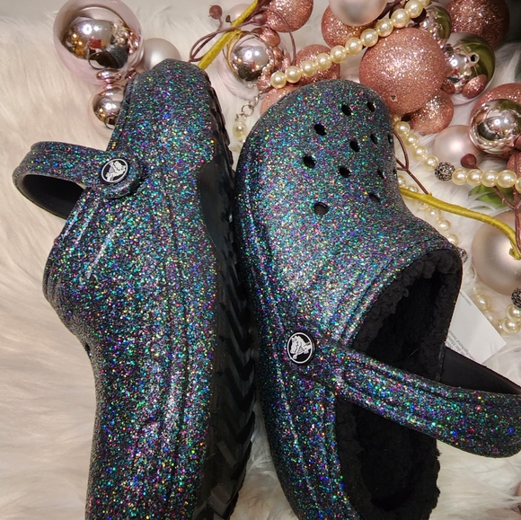 Crocs Classic Lined Clog - GlitterWomen new - Picture 5 of 10